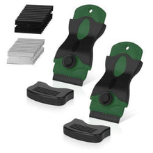 Keramikfeldschaber Set | 2 Stück Schaber für Kochfeld & Backofen