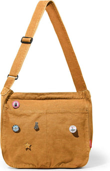 Captain Blues Canvas Messenger Bag Große Kuriertasche Multi-Pockets