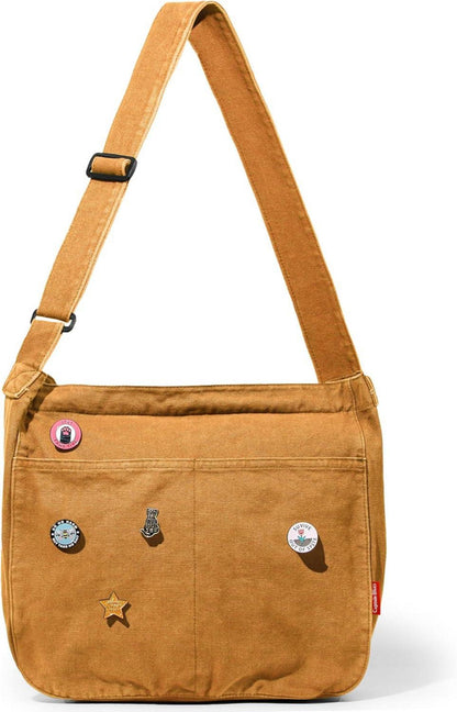Captain Blues Canvas Messenger Bag Große Kuriertasche Multi-Pockets