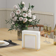 Serviettenhalter Golden Metall 14cm für Tisch Küche Büro