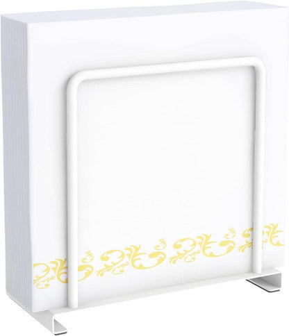 Serviettenhalter Metall Weiß Upgrade 14cm