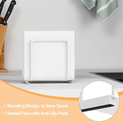 Serviettenhalter Metall Weiß Upgrade 14cm