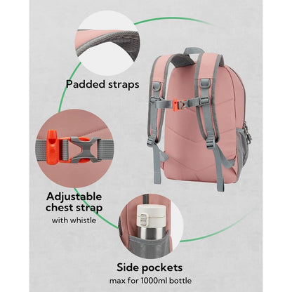 12L Wanderrucksack Mini Sport Backpack für Damen Herren Rosa