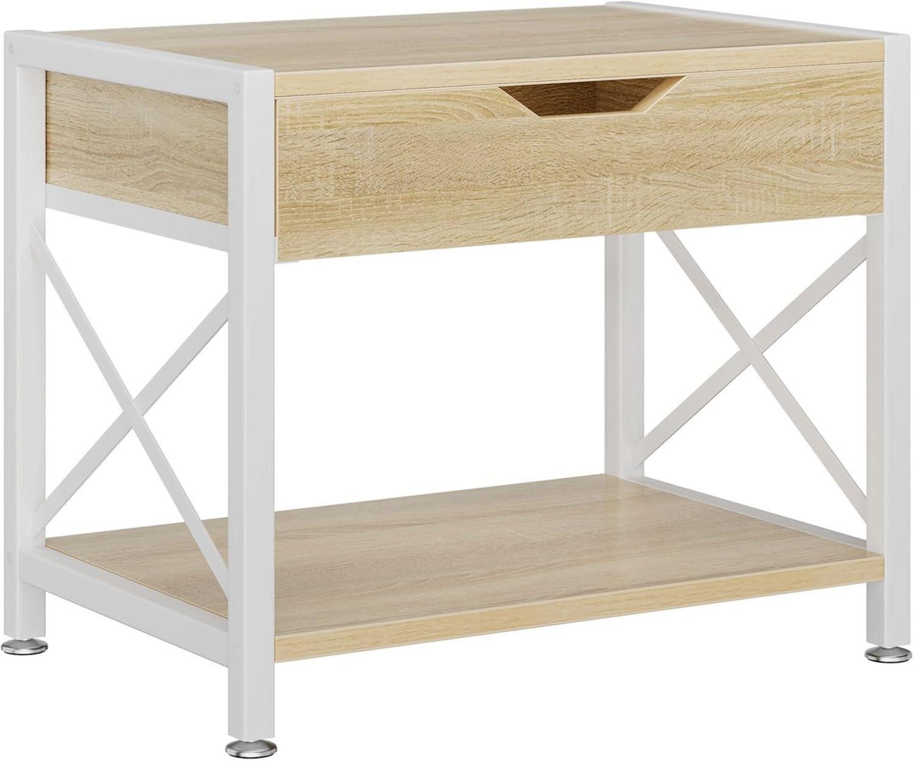 2 Tier Desktop-Drucker Stand mit Schubladenaufbewahrung