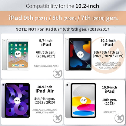 iPad 10.2 Zoll Hülle mit Stifthalter und Standfunktion