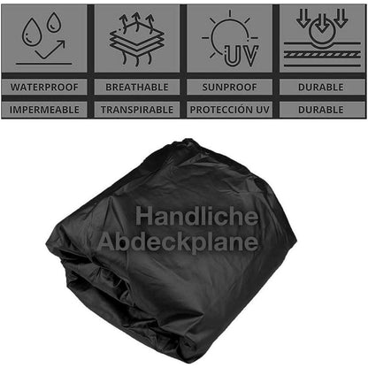 Wasserdichte Motorradabdeckung – Schutzplane für Motor, Roller & Moped