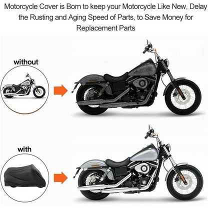 Wasserdichte Motorradabdeckung – Schutzplane für Motor, Roller & Moped