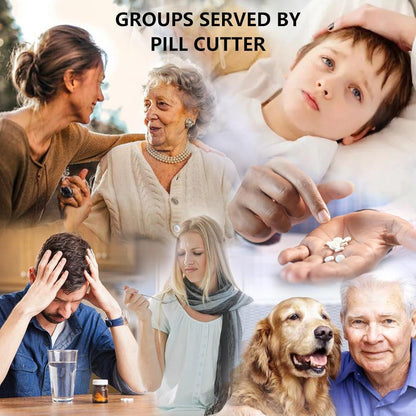 Ptyism Tabletten Teiler Pillenschneider Aufbewahrung Bürste