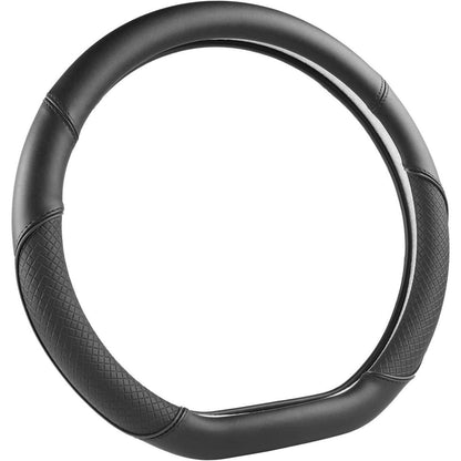 Lenkradbezug D-Form VW, Rutschfest & Atmungsaktiv in Lederoptik