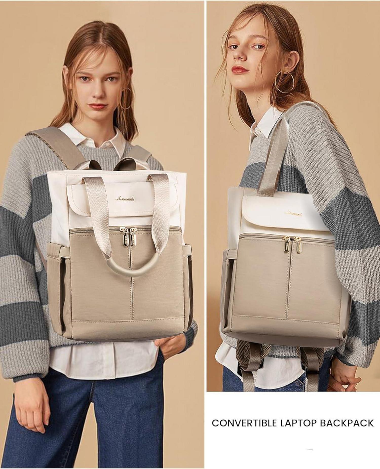 Damen Rucksack Groß 15,6 Zoll Laptop Wasserdicht