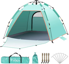 Yafaca Strandmuschel Pop Up Zelt UV Schutz 50+ 3 Personen Eco-friendly