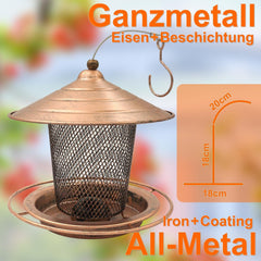 Metall Vogelhaus Hängend Vogelfutterstation Futterhaus für