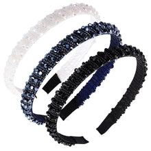 3 Stück Damen Kristall Haarreif Set Hochzeit Party Bling