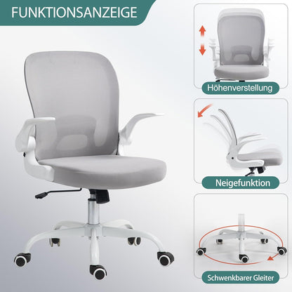 Ergonomischer Bürostuhl erhöhte Armlehne einfache Montage