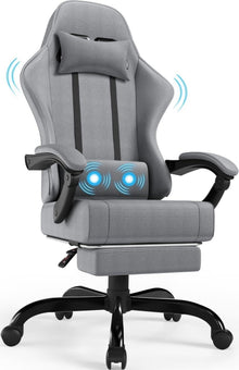 Ergonomischer Gaming Stuhl mit Massagefunktion und verstellbarer