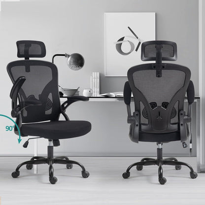 Ahua Ergonomischer Bürostuhl mit Kopfstütze und Lendenstütze - Office Chair & Gaming Stuhl