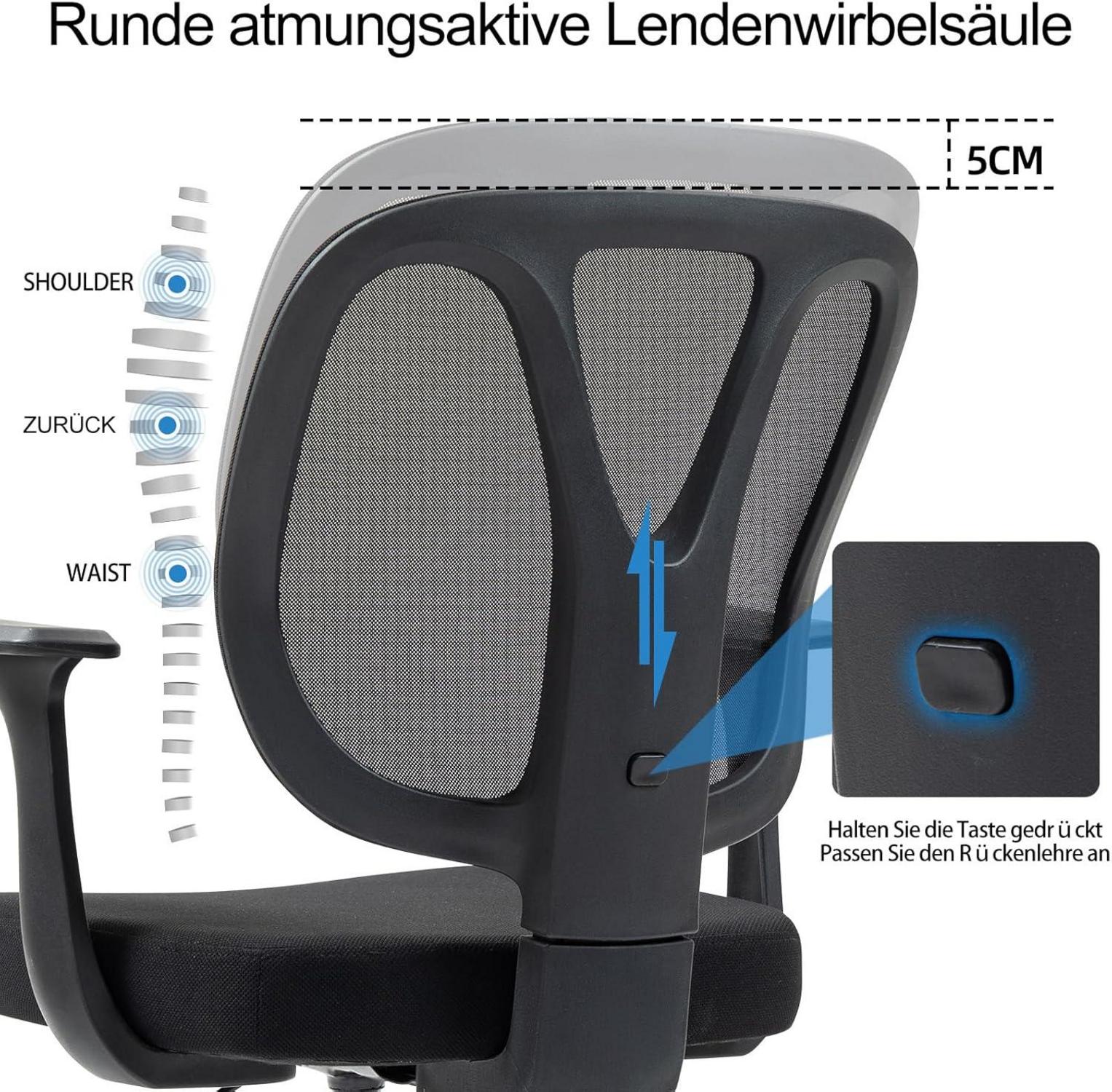 Ergonomischer Bürostuhl mit 2 Jahren