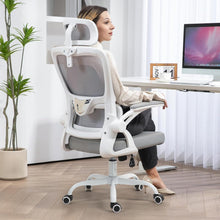 Ergonomischer Bürostuhl mit Lordosenstütze und Kopfstütze