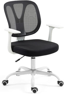 Ergonomischer Bürostuhl mit Lordosenstütze und Armlehnen