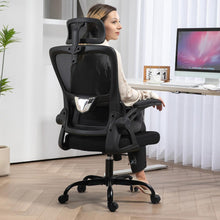 Ergonomischer Bürostuhl mit Lordosenstütze und Kopfstütze