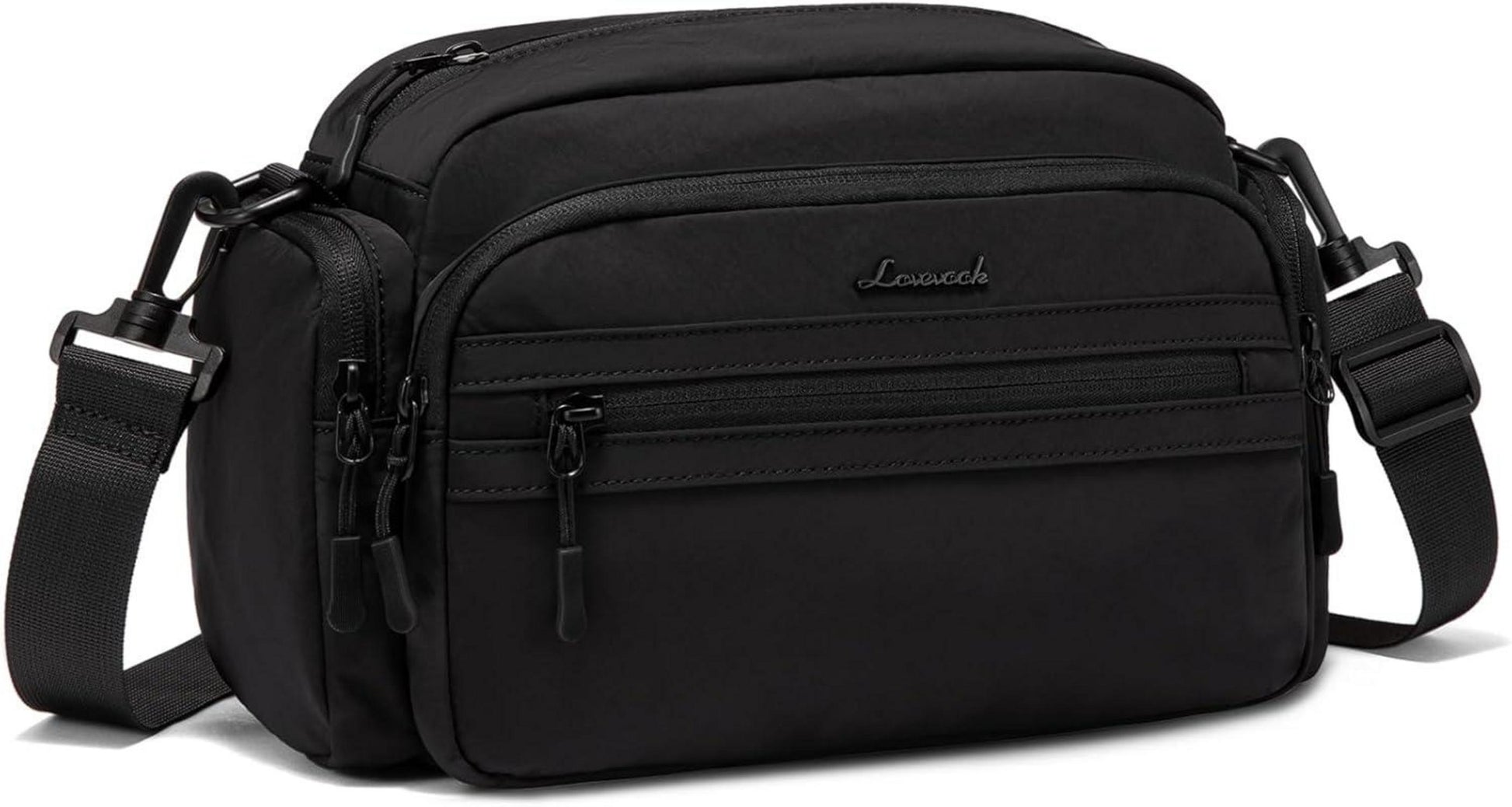 Umhängetasche Damen Schultertasche Crossbody Bag Schwarz