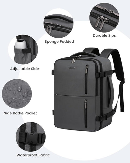 Handgepäck Rucksack 40x30x20 Reiserucksack 14 Zoll Laptop