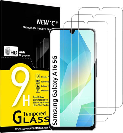 Panzer Schutz Glas Samsung Galaxy A16 5G 3er Pack
