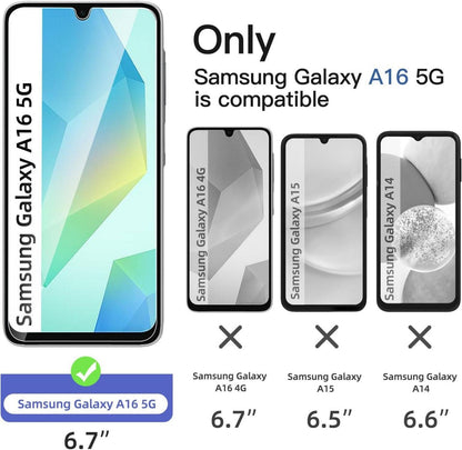 Panzer Schutz Glas Samsung Galaxy A16 5G 9H Displayfolie 6,7
