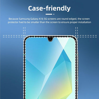 Panzer Schutz Glas Samsung Galaxy A16 5G 3er Pack