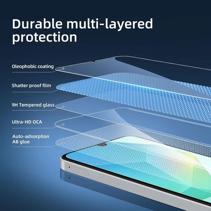 Panzer Schutz Glas Samsung Galaxy A16 5G 3 Stück 9H Härte Ultra-klar