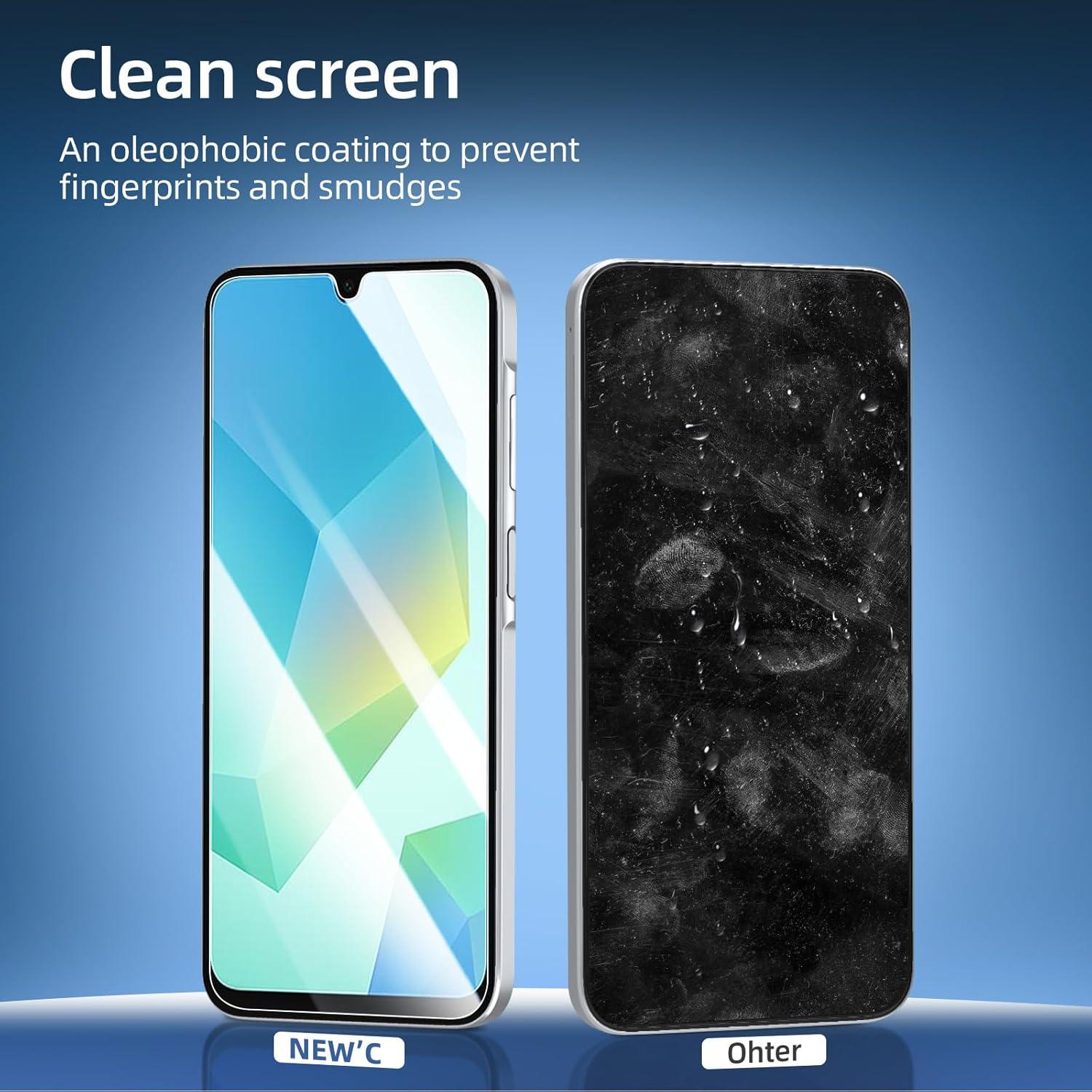 Panzer Schutzglas Samsung Galaxy A16 5G 3er Pack 9H Härte Transparent 6,7 Zoll