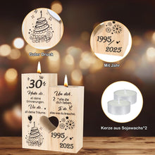 30.Geburtstag Deko Kerzenständer Geschenk 1995 2025 Mama