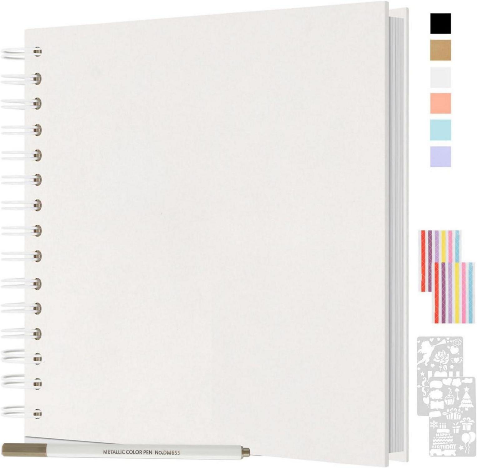 DIY Scrapbook Fotoalbum 21x21cm 40 Seiten zum Einkleben