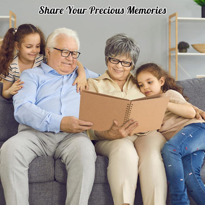 Fotobuch 21x21cm DIY Spiralalbum 40 Seiten Scrapbook