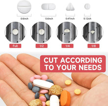 Tablettenteiler für Kleine Tabletten Rosa inkl. Pinsel und