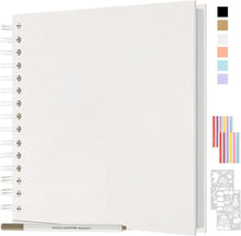 Fotoalbum Scrapbook Album DIY 24x24cm 80 Seiten Spiralalbum für