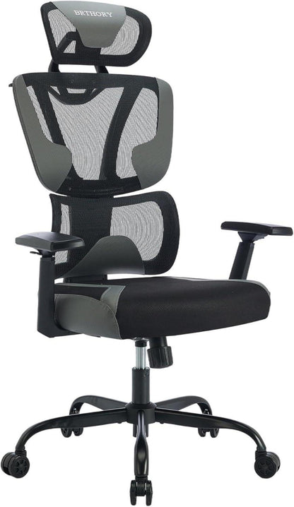 Ergonomischer Bürostuhl mit verstellbarer Lendenwirbelstütze
