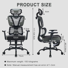 Ergonomischer Bürostuhl mit verstellbarer Lendenwirbelstütze