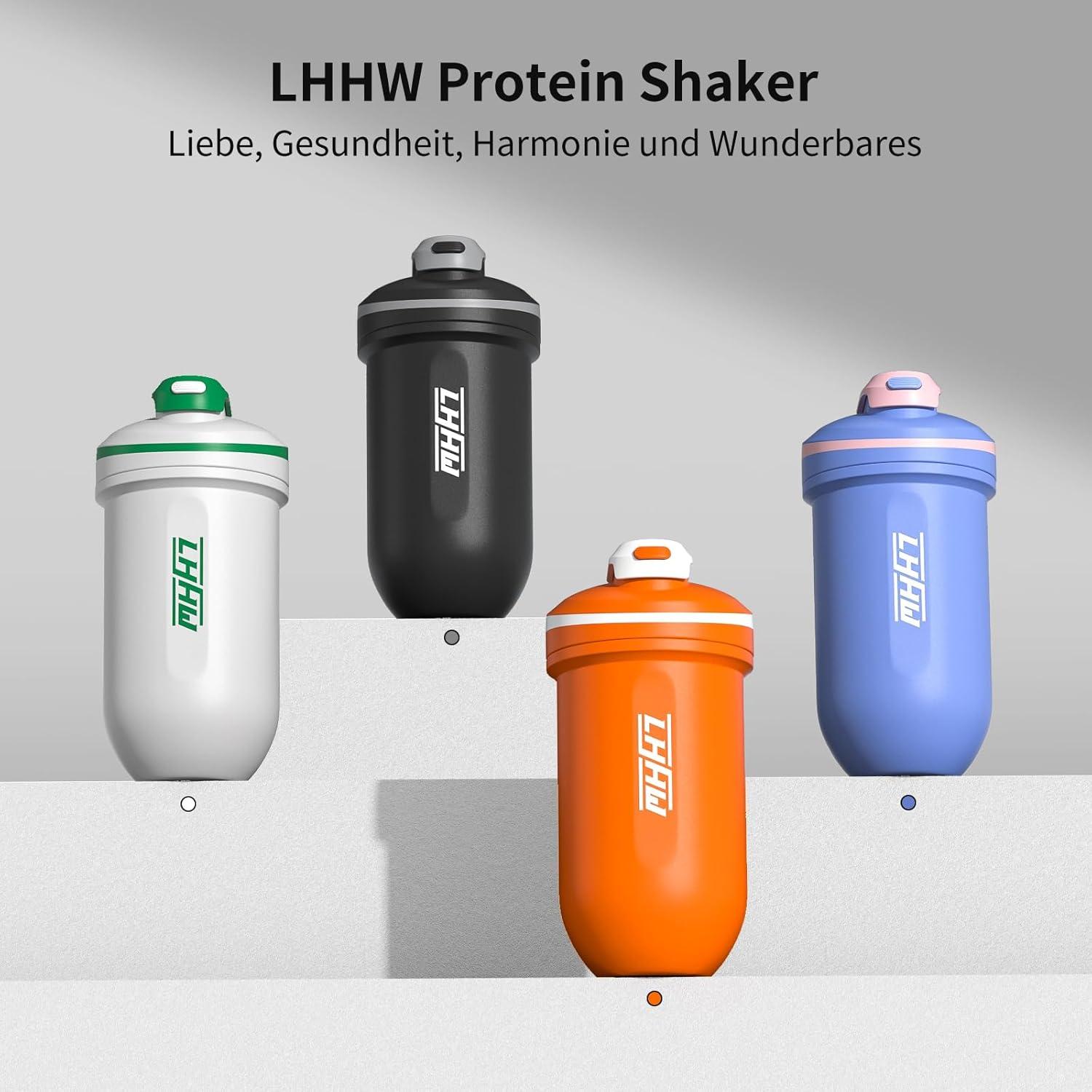 500ml Protein Shaker Edelstahl auslaufsicher BPA freianieß Shaker