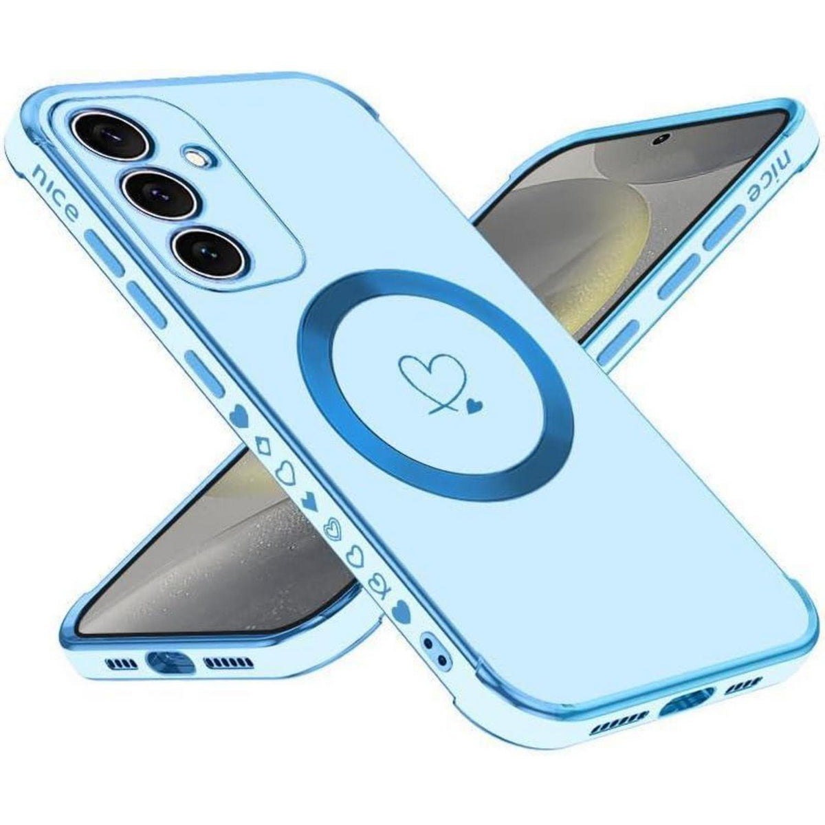 Samsung Galaxy S24 Hülle mit MagSafe, magnetisch, blau