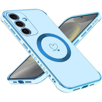 Samsung Galaxy S24 Hülle mit MagSafe, magnetisch, blau