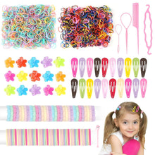 2165er Set Mädchen Haargummis Multicolor Haarschmuck Set