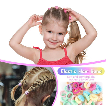 2165er Set Mädchen Haargummis Multicolor Haarschmuck Set