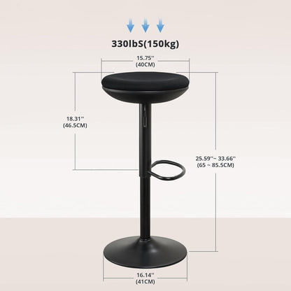 Ergonomischer Stehhocker höhenverstellbar ohne Rückenlehne