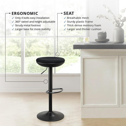 Ergonomischer Stehhocker höhenverstellbar ohne Rückenlehne