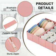 Schubladen Organizer 12er Pack Faltbare Box Stoff