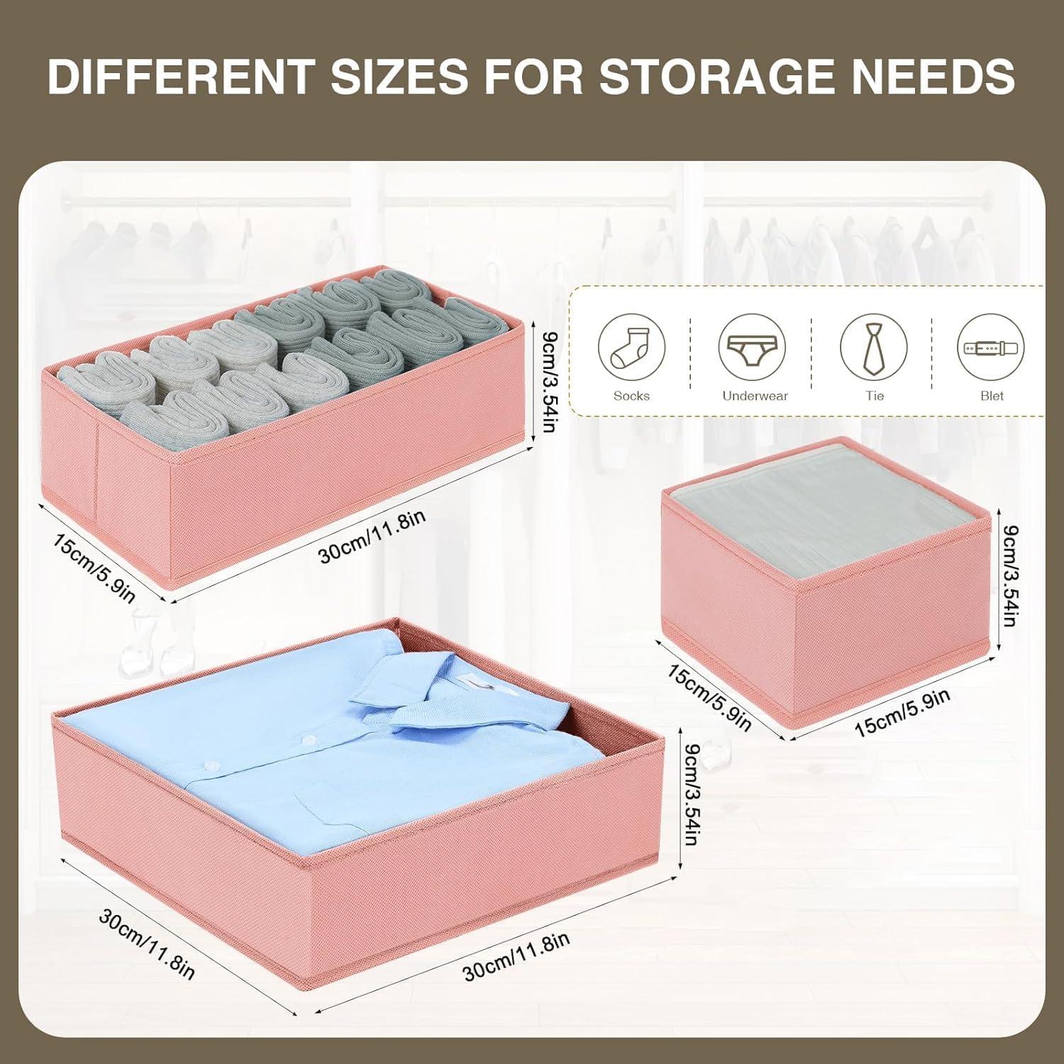 12 Pack Schubladen Organizer Faltbare Box Stoff Schubladenteiler