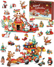 Adventskalender Bausteine-Weihnachten Mini Blocks 12 in 1