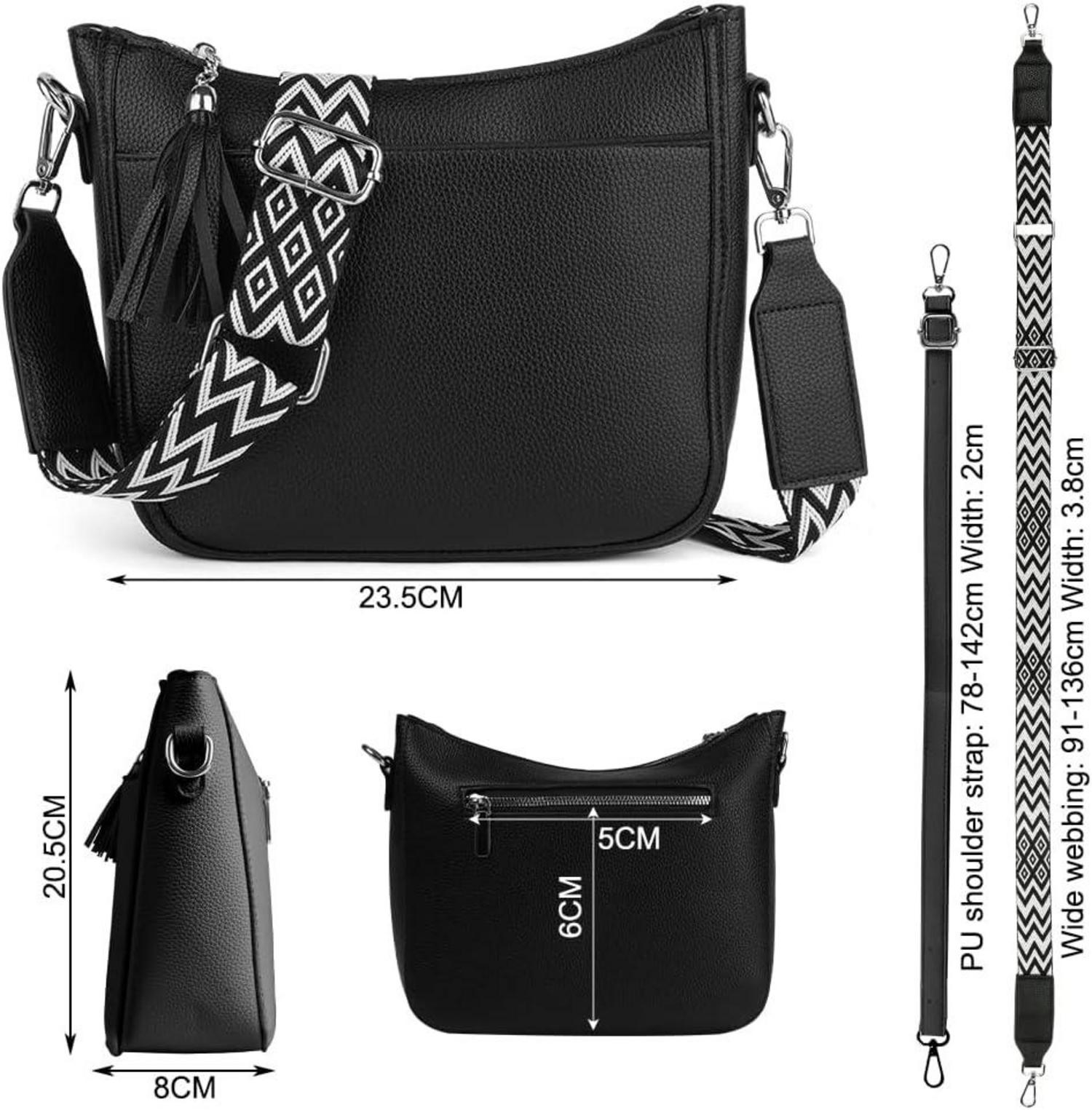 URAQT Umhängetasche Damen - Crossbody Bag - Schultergurt
