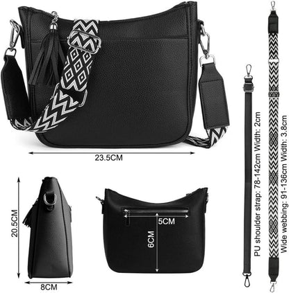 URAQT Umhängetasche Damen - Crossbody Bag - Schultergurt